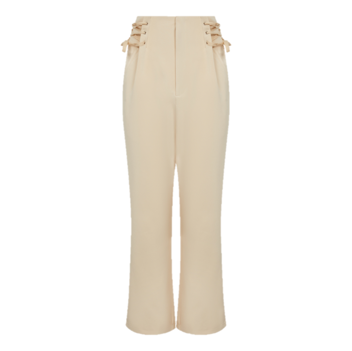 Nude High Waisted Trousers